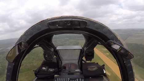 Cockpit-Footage-Of-A-Fairchild-Republic-A-10-Thunderbolt-Ii-Warthog-Close-Support-Fighter-Jet-Flying-Over-Rural-Terrain