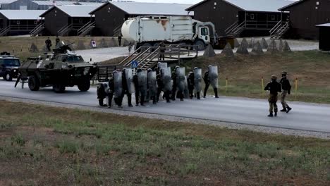 Members-Of-Kosovo-Force-29-And-Nato-Partners-Operation-Rehearsal-Exercise-Level-2-Large-Crowd-And-Riot-Control-Training