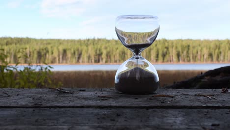 Time-ending-in-the-hour-glass