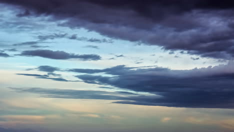 Epic-stormy-dark-vibrant-cloudscape,-fusion-time-lapse