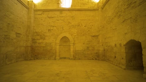 Niche-of-the-prayer-area-inside-the-church-of-Samuel's-Tomb,-jerusalem,-israel-#018