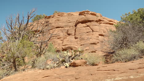 Cinematic-Beautiful-Red-Rock-in-Sedona-Arizona-On-A-Sunny-Day