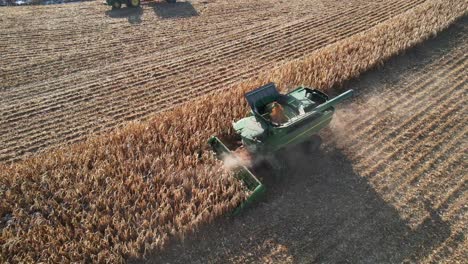 Im-November-Hackt-Und-Sammelt-Ein-Landwirtschaftsbetrieb-In-Ne-Wisconsin-Mais-Für-Silage