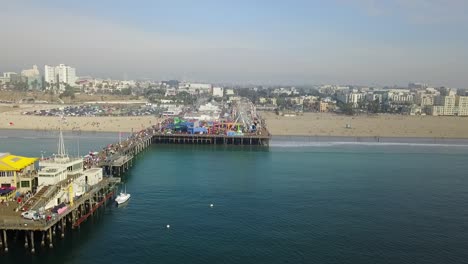 Santa-Monica-Pier-Szenische-Luftaufnahme