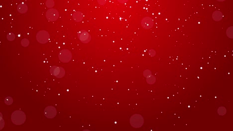 Animated-background-with-red-gradient-and-glittering-falling-light-particles