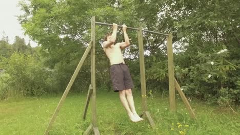 Close-grip-chin-ups-young-athletic-man-working-out-on-home-gym