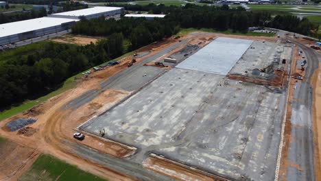 A-drone-shows-off-a-graded-portion-of-a-worksite-that-is-ready-for-concrete