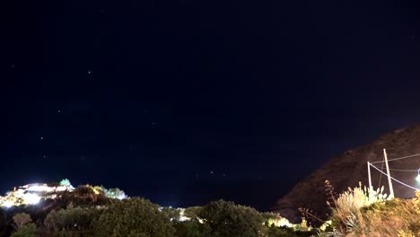 Zeitraffer-Der-Sterne-In-Ischia-Italien