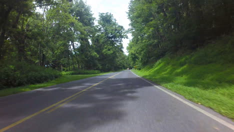 Hyperlapse-Driving-Down-Winding-Mountain-Road