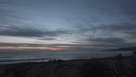 Sunset-beach-time-lapse-