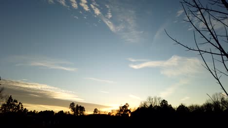 Sunset-time-lapse-of-clouds-and-chem-trails