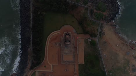 Mamallapuram-shore-temple-Aerial-view-shot-on-Phantom-4-pro-4-K-drone