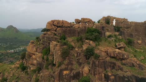 VELLORE-MOUNTAINS-WITH-its-unique-mix-of-Greenery-and-Rocky-tops-captured-with-Phantom-4-pro-4-K-drone-down-sampled-from-60-Fps-footage