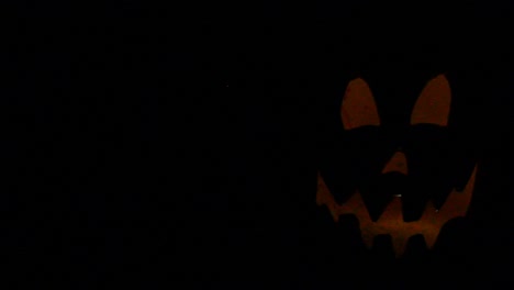 Tall-Jack-O-Lantern-Silhouette-With-Strobe-Pumpkin-Light-Halloween-Framed-Right