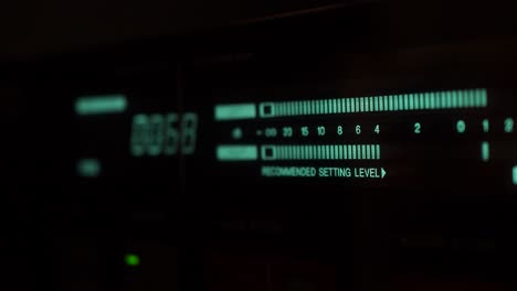 Audio-level-meter-close-up-macro-retro-tape-deck