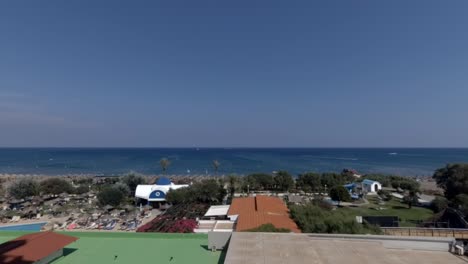 Greece,-Rhodes--from-hotel-view-on-see-timelapse