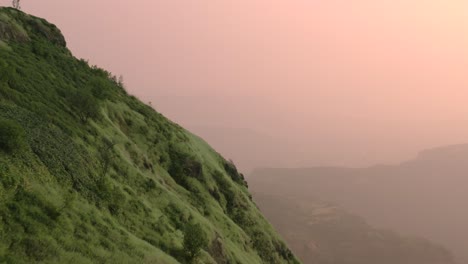 Drone-flying-in-Mountains-of-the-Western-Ghats-in-India