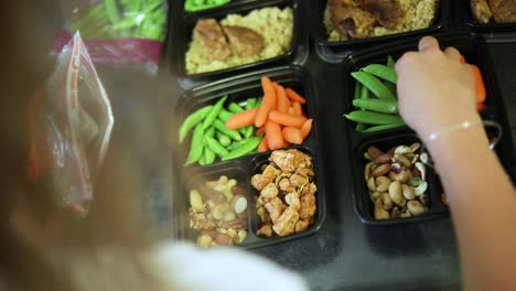 Slow-Motion-shot-of-someone-doing-weekly-meal-planning