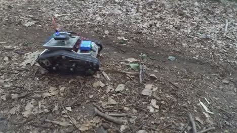 RC-Robot-Tank-Driving-Through-The-Forest