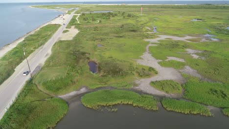 Dies-Ist-Ein-Luftbild-über-Dem-Naturschutzgebiet-East-End-Lagoon