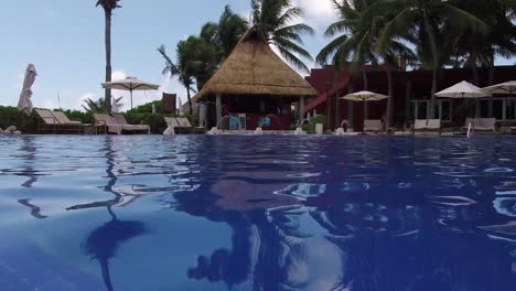 Zoetry-Paraiso-De-La-Bonita-Pool-In-Cancun,-Mexiko