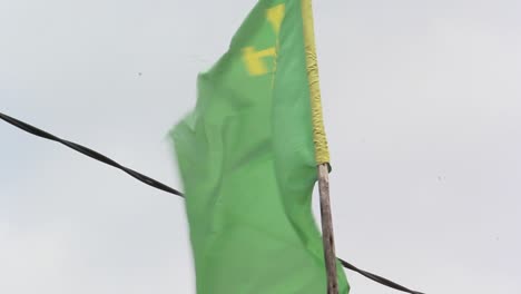 Tansania-Flagge-Für-Die-Oppositionspartei