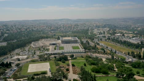 Aerial-view-of-the-Knesset--in-Jerusalem