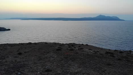 Luft-Sonnenuntergang-Atemberaubende-Landschaft-Kreta