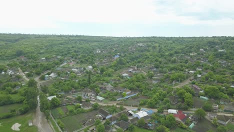 Village-of-Ohrincea,-Moldova,-green