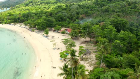 Aerial-view-of-tropical-beach