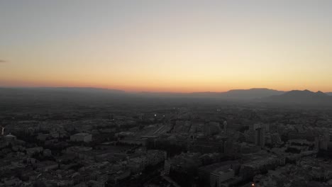 Spanien-Granada-Sonnenuntergang-Nachmittag-Mit-Einer-Drohne