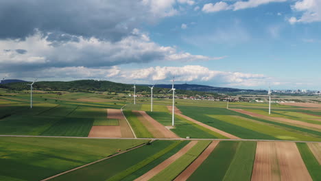 Aerial-moving-shot-of-wind-turbines