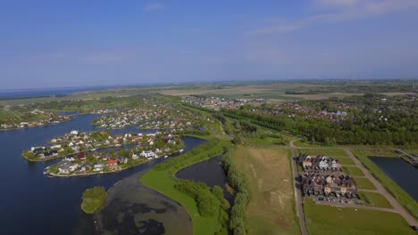 Das-Neu-Gebaute-Wohngebiet-In-Der-Nähe-Von-Goese-Meer-In-Den-Niederlanden