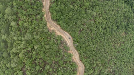 Mountains-Roads-Oaxaca-2,-Aerial-View-Drone,-Mexico