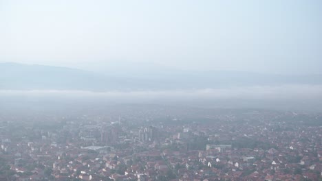 City-panorama-of-at-morning