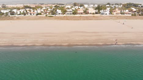 The-beach-of-Playas-de-Vera-in-Almeria,-Southern-Spain