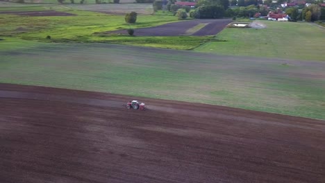 Tractor-Plowing-Aerial-Shot