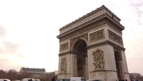 París,-Arco-Triunfal,-Francia
