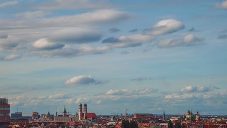 4K-UHD-Time-Lapse-of-the-Munich-Skyline-with-the-main-Cathedral-and-its-two-towers-in-the-center-of-München-at-Marienplatz