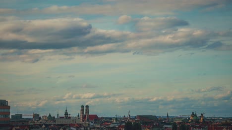 4K-UHD-Time-Lapse-Cinemagraph-of-the-Munich-Skyline-with-the-main-Cathedral-and-its-two-towers-in-the-center-at-Marienplatz