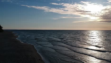 Ostsee-Vor-Sonnenuntergang