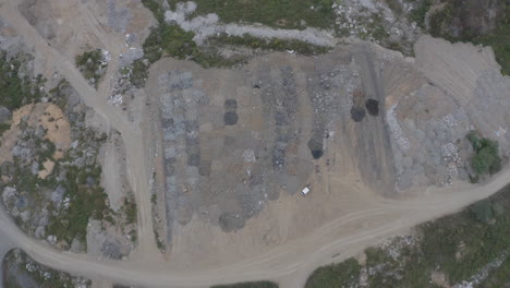 Top-view-of-landfill-dumping-ground-site