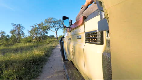 Seitlich-Angebrachte-Kamera-In-Einem-Krüger-Park-Abenteuer-In-Südafrika