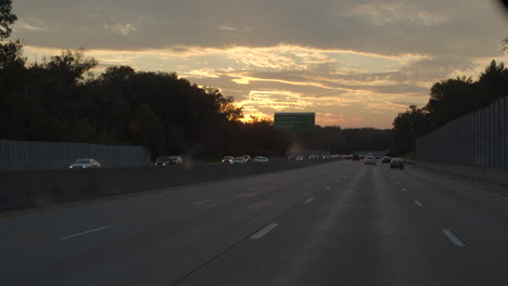 westbound-commute-on-highway-into-the-sunset