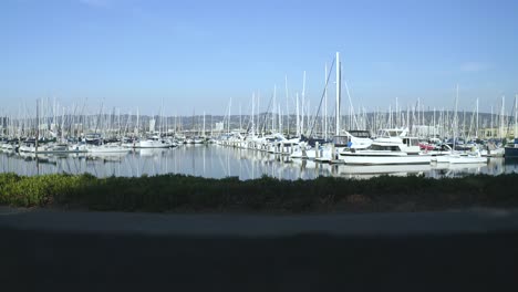 A-sunny-day-with-sailboats-swaying-in-the-light-breeze