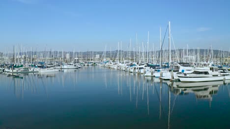 Slow-pan-to-the-left-over-boats-in-the-marina