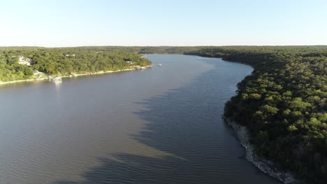 Dies-Ist-Ein-Luftbildvideo-Von-Bridgeport-Lake-In-Texas
