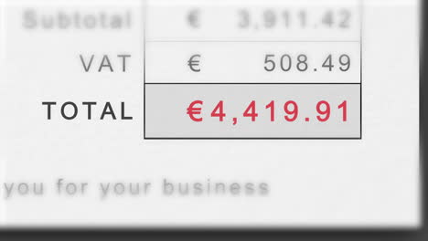 Static-animation-of-a-growing-invoice-total-in-euros-with-VAT