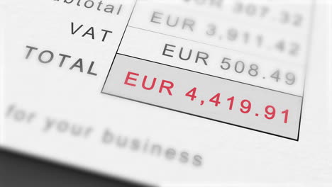 Animated-growing-invoice-total-in-euros---stylized-as-EUR---including-VAT
