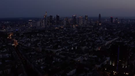 Frankfurt-aerial-by-night-in-Summer-2019